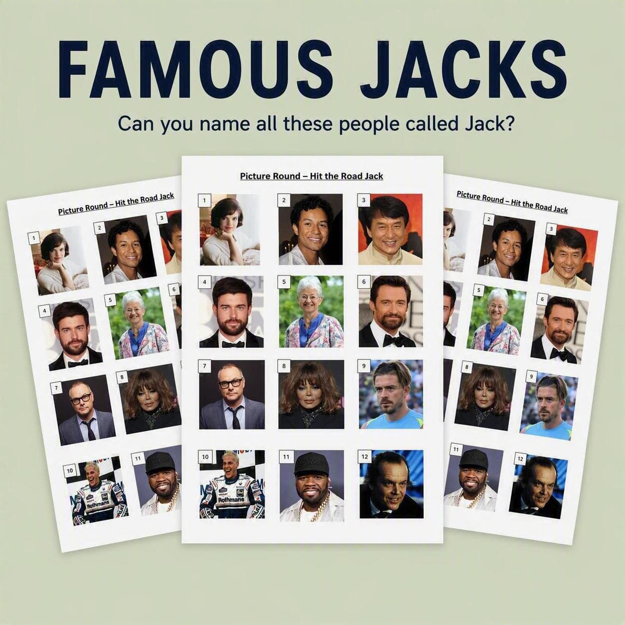Famous Jacks Picture Round